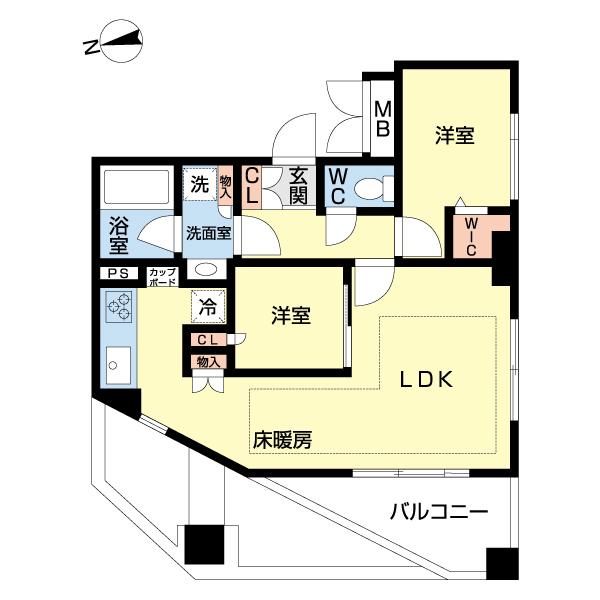 レクシオ荻窪（0404） 間取り図画像