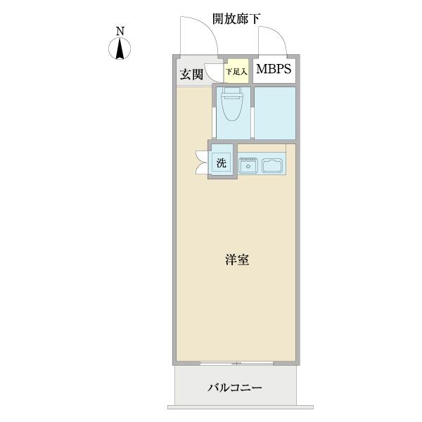 クリオ弘明寺壱番館 間取り図画像