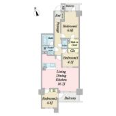 ナイスパークステイツ東陽町仙台堀川公園 間取り図画像