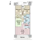 東京フロンティアシティパーク＆パークス 間取り図画像