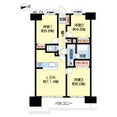ライオンズシティ本八幡（0206） 間取り図画像