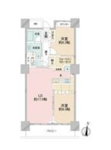 ウエルタワー深川 間取り図画像