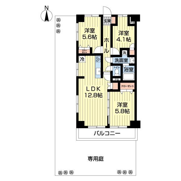 エンゼルハイム南砂 間取り図画像