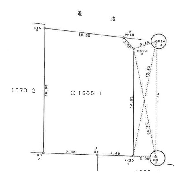 谷津6丁目土地 区画図