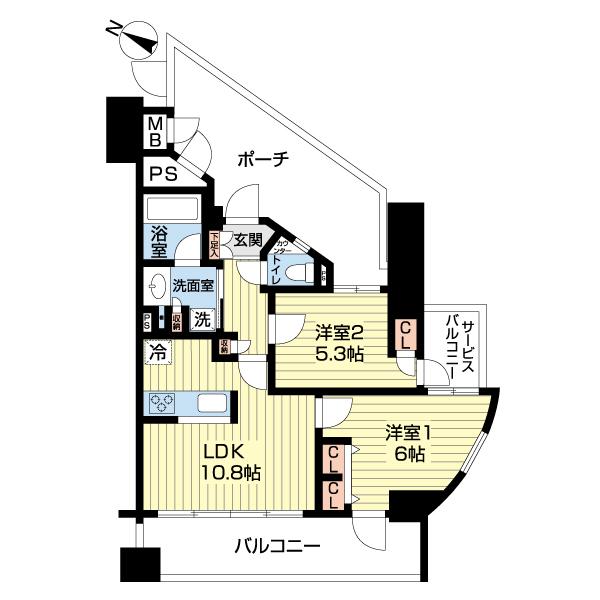 マイキャッスル高井戸（0905） 間取り図画像