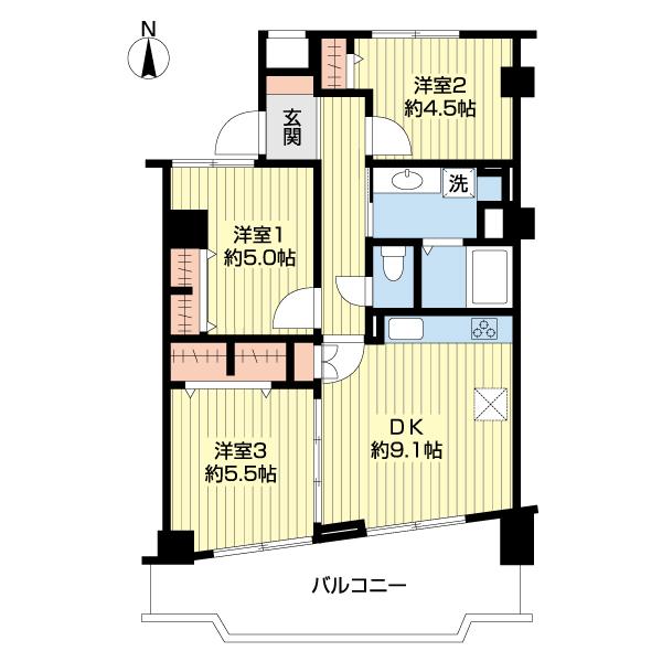 ガーデンアルス草加（0702） 間取り図画像