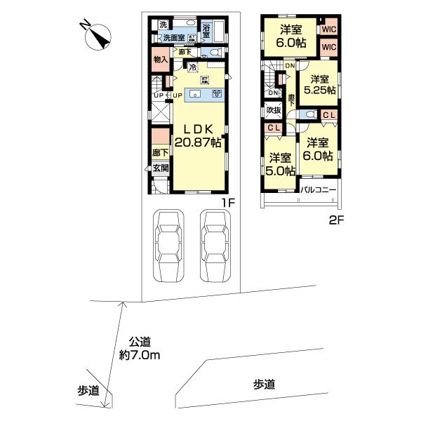 ふじみ野市大井２丁目　５号棟 間取り図画像