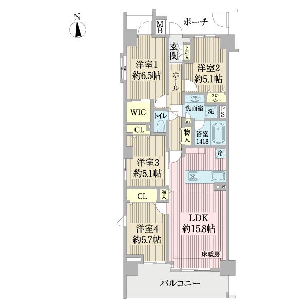 コスモ西葛西ステーションアベニュー（0301） 間取り図画像