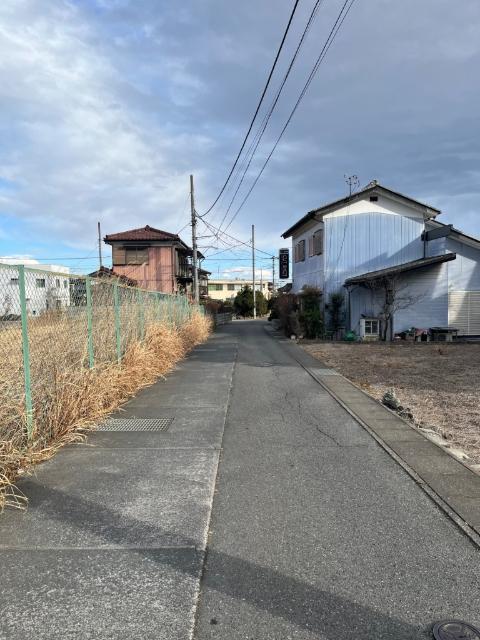 高崎市石原町区画整理地内土地 前面道路含む現地写真