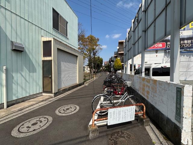 江北７丁目店舗 前面道路含む現地写真