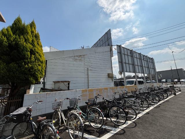 江北７丁目店舗 前面道路含む現地写真