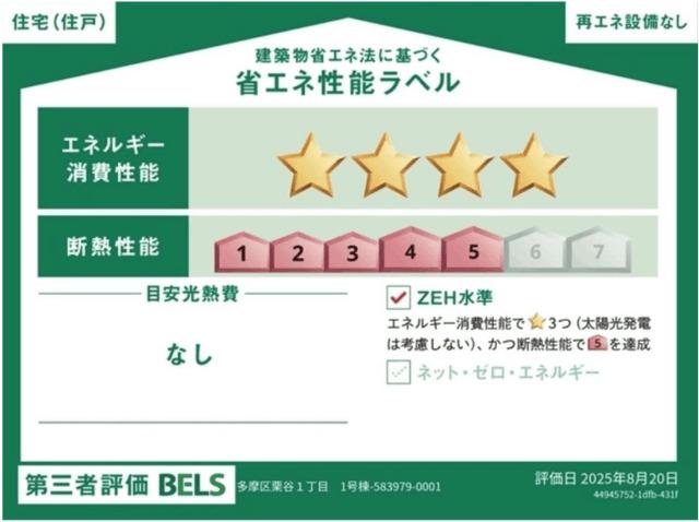 川崎市多摩区栗谷１丁目新築戸建　１号棟 その他