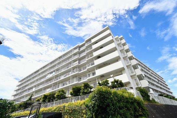 公園が点在する住宅街に建つ住居