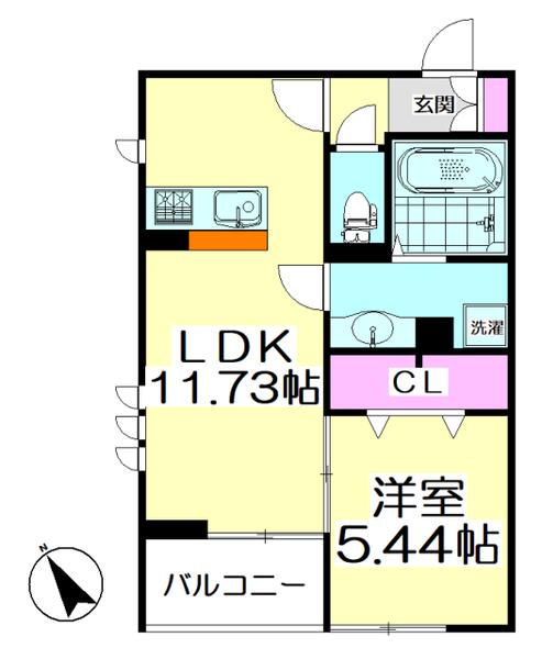Blumenlied 間取り図画像