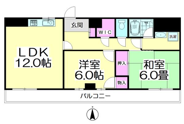 プルミエール竹ノ塚 間取り図画像