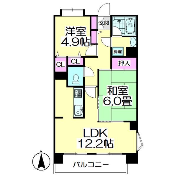 パークアベニュー・シンヤ（703） 間取り図画像