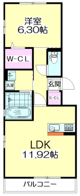 ルミエールⅠ 間取り図画像