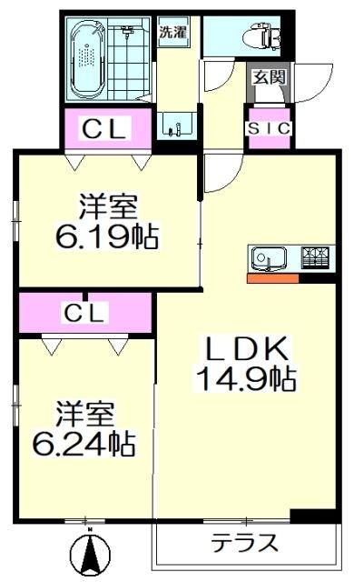  間取り図写真