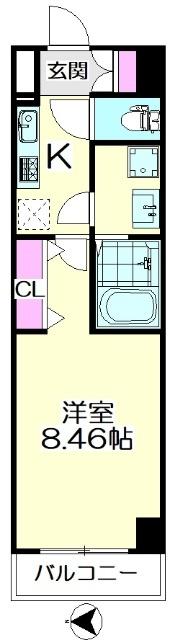 ホーリーホック 間取り図画像