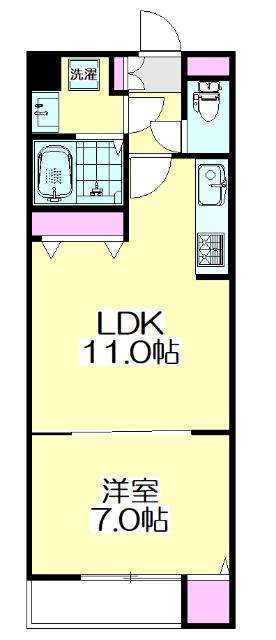 スアヴィス舎人 間取り図画像