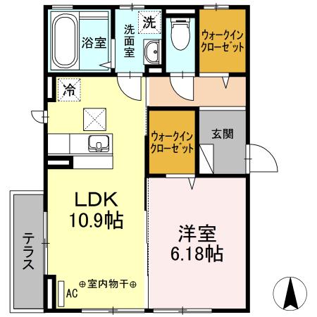 メルベーユ 間取り図画像