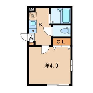 Pontd´OrⅡ（ﾎﾟﾝﾄﾞ-ﾙﾂ-） 間取り図画像