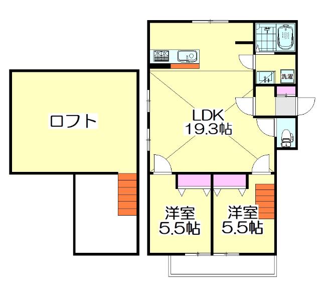 ヴィラージュ伊興 間取り図画像