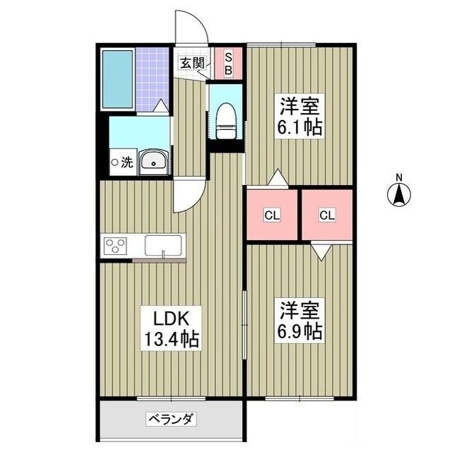 グラントレ宮城 間取り図画像