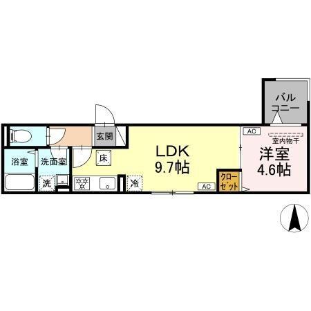 セレスティア大谷田Ⅴ 間取り図画像