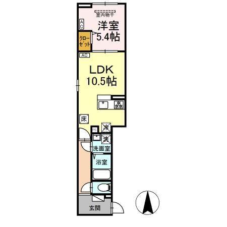 セレスティア大谷田Ⅴ 間取り図画像