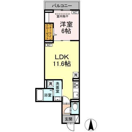 セレスティア大谷田Ⅴ 間取り図画像