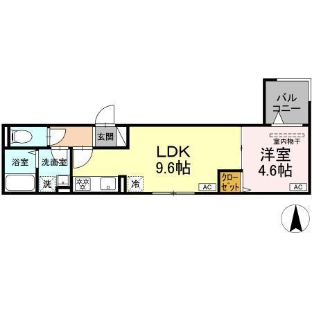 セレスティア大谷田Ⅴ 間取り図画像
