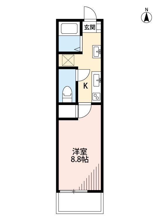 つばめハウス六町 間取り図画像