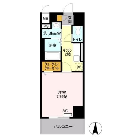 A８（303） 間取り図画像