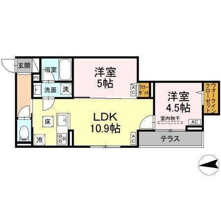セレスティア六町IV 間取り図画像