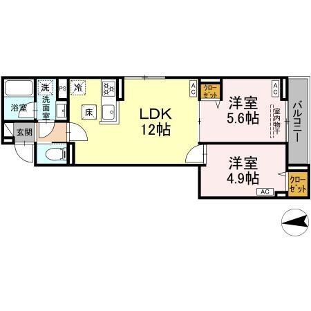 セレスティア六町IV 間取り図画像