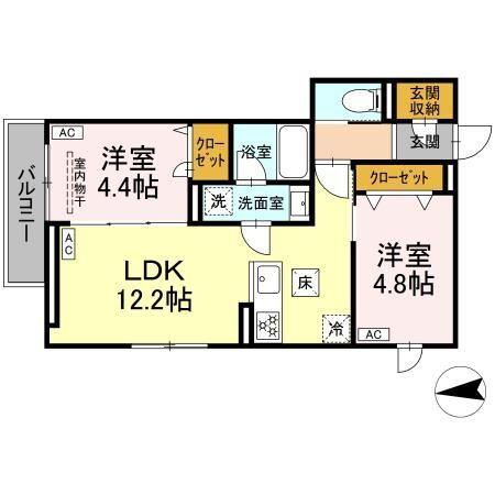 セレスティア六町IV 間取り図画像