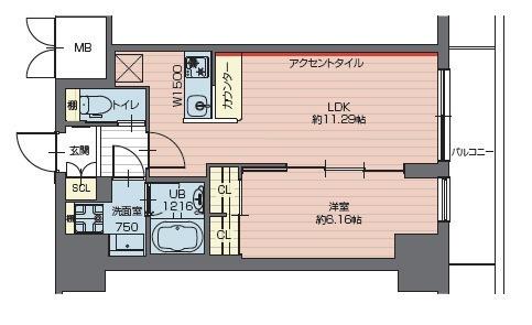 プレジオ西新井 間取り図画像