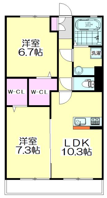 パークハイムＭＳＫⅡ 間取り図画像