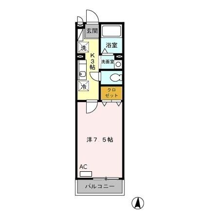クレインハウス 間取り図画像
