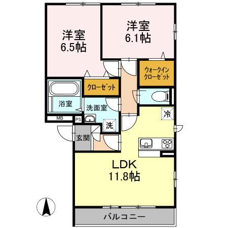 プランドールA 間取り図画像