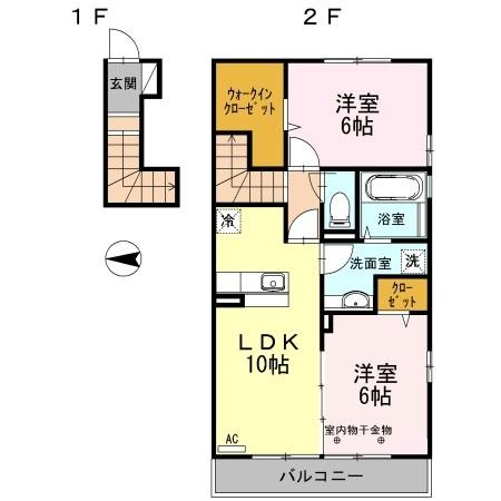 レユシールイコウ 間取り図画像