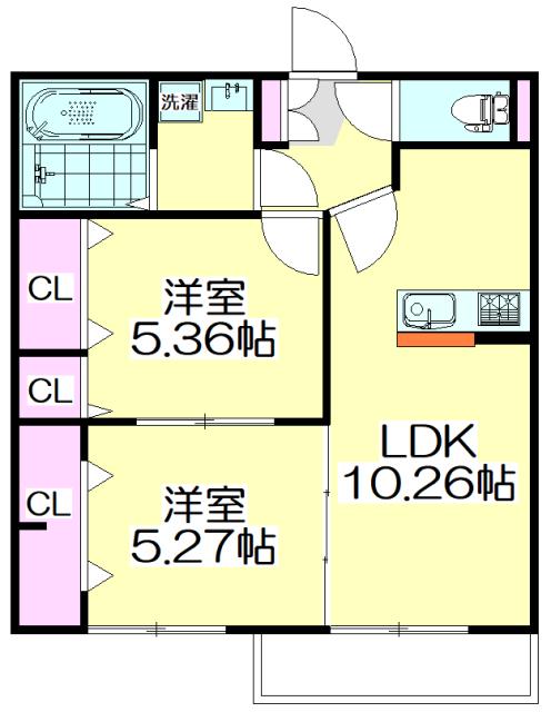 MiwastageⅡ 間取り図画像