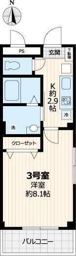 セブンアベニュー江北 間取り図画像