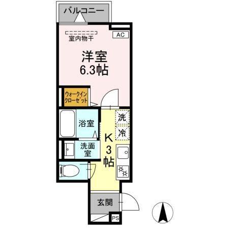 セレスティア関原 間取り図画像