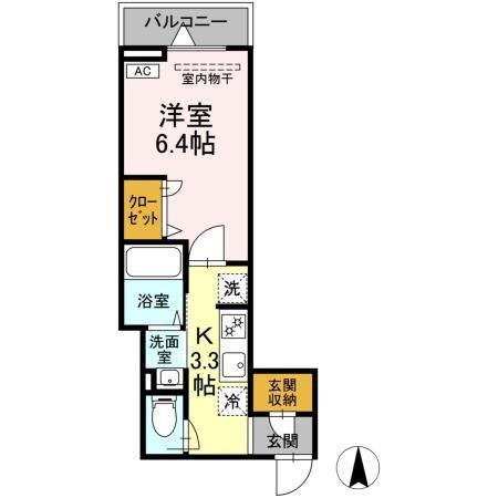 セレスティア関原 間取り図画像