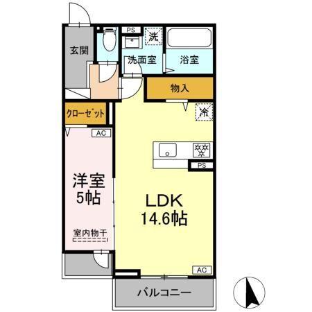 セレスティア竹の塚Ⅱ 間取り図画像
