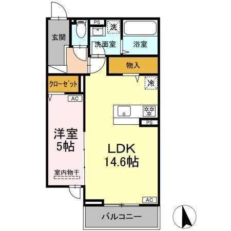 セレスティア竹の塚Ⅱ 間取り図画像