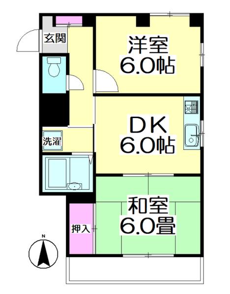 アーバンスクエア（201） 間取り図画像