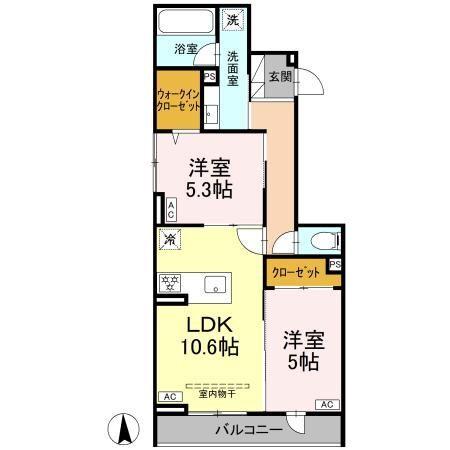 グランドゥール・ショコラ 間取り図画像